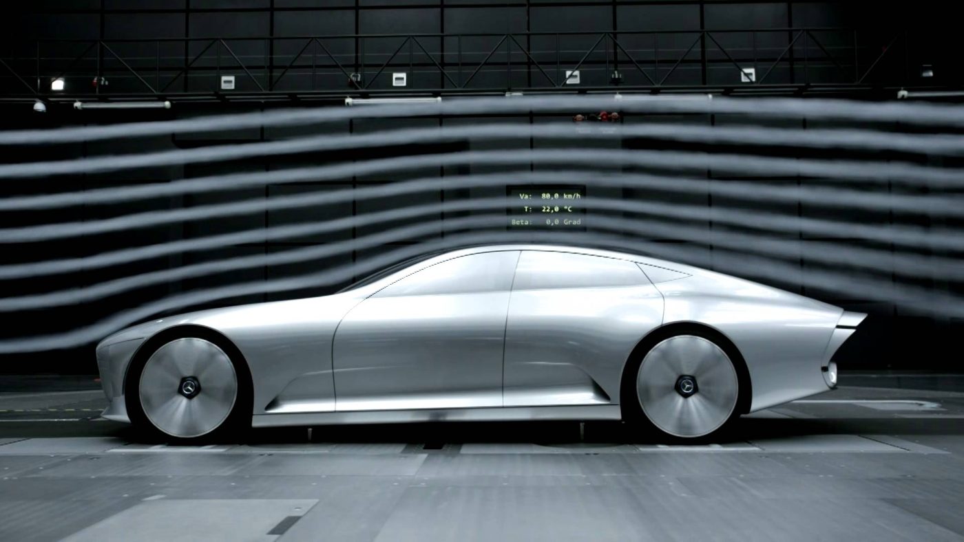 Futuristic aerodynamic car design